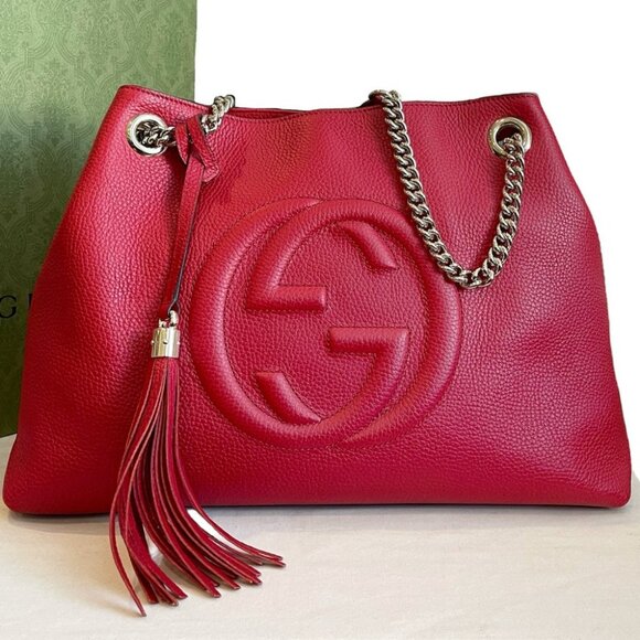 🔥Like NeW! Authentic Gucci SoHo Shoulder Bag - Picture 6 of 16